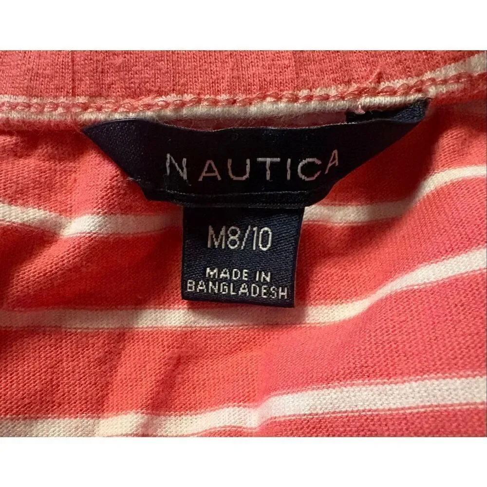 Nautica Striped Glitter-Embellished Cropped Jumpsuit